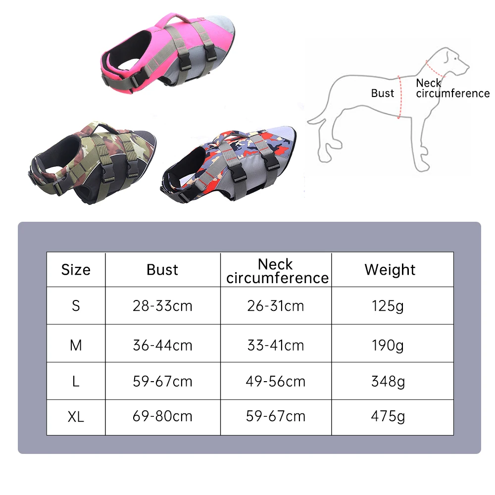 S/M/L/XL Спасательная куртка для питомца собаки плавающий регулируемый со