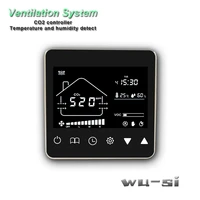 ventilation system controller co2 detection controller 0 10v output with temperature humidity and voc display