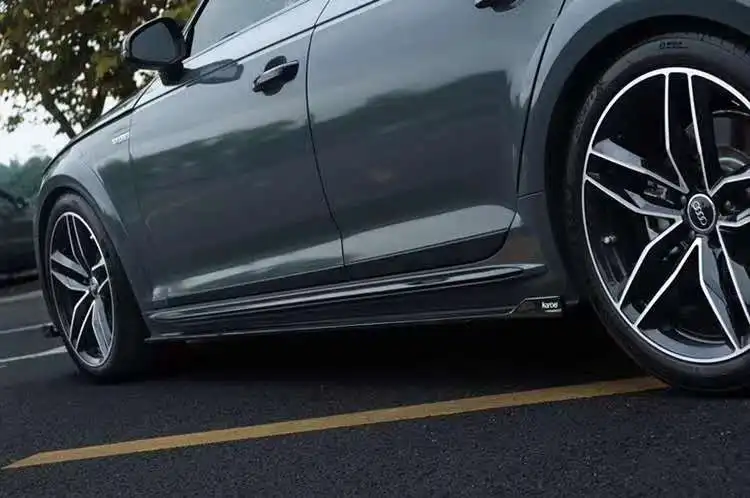 

Karbel accessories car body kit carbon fiber side skirt Side Bumper Skirt for Audi A4 Allroad 2017-2019