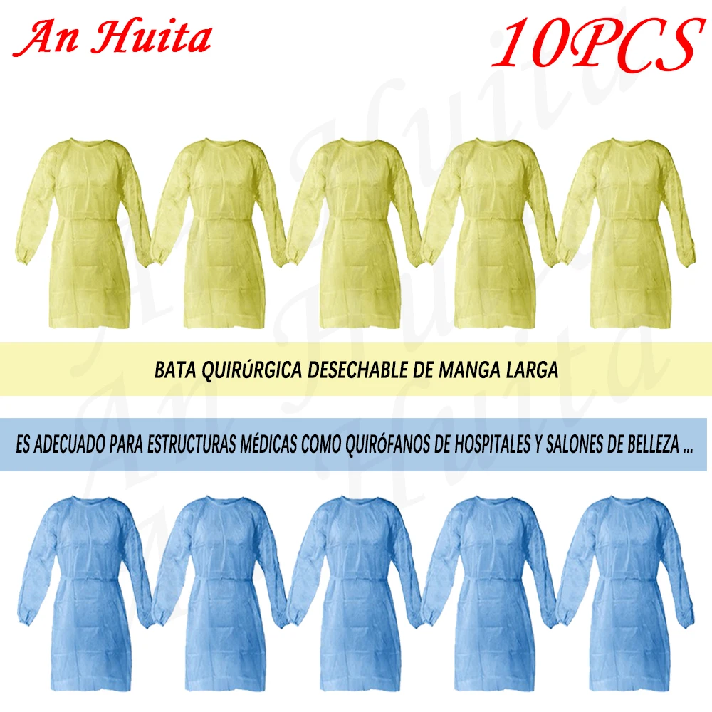 Одноразовая Защитная Одежда изоляционная одежда из ПП водонепроницаемая и