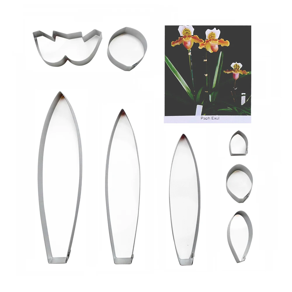 Paph Exul сахарная помадка ножи для цветов украшения торта выпечки Полимерная глина