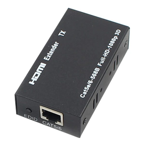HDMI удлинитель сетевого кабеля повторитель через один Cat5E/6 RJ45 EU разъем|Кабели VGA| |
