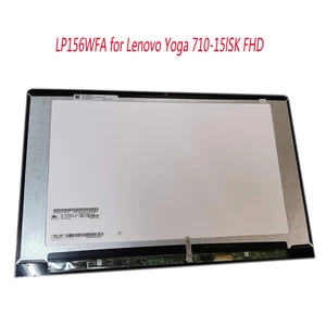 15 6 fhd lcd touch screen digitizer bezel 5d10m14145 led assembly panel original for lenovo yoga 710 15ikb yoga710 15isk free global shipping