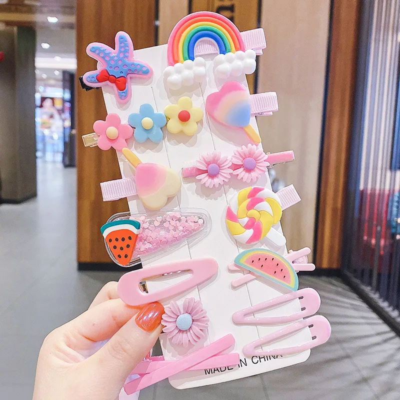 Warmom-horquillas de dibujos animados para ni&ntilde;a, tocado de princesa, pasadores de horquilla BB, accesorios para el cabello para beb&eacute;, pinzas para el pelo para ni&ntilde;a-5