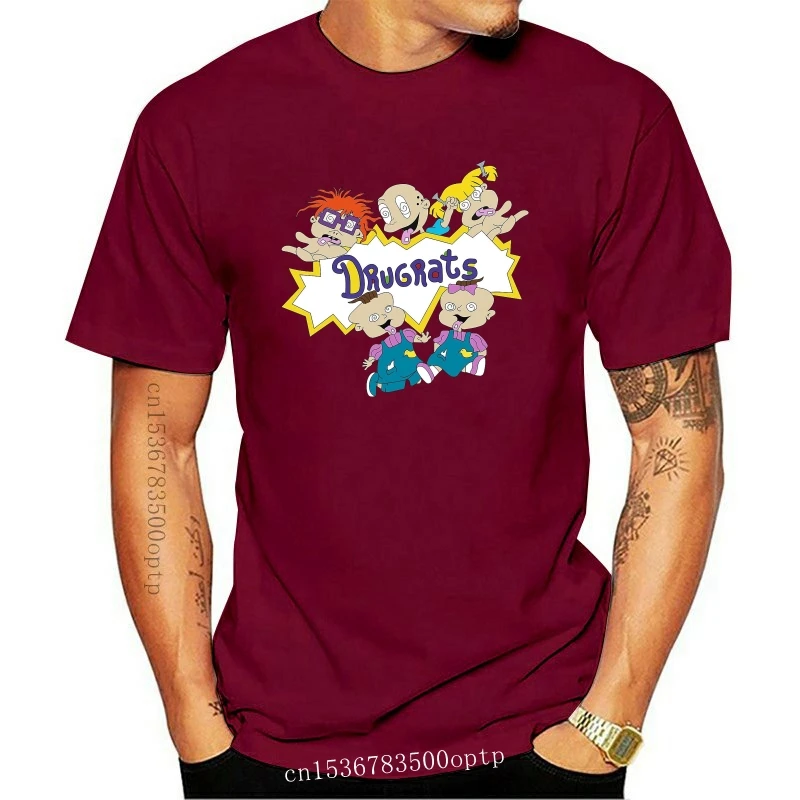 Новая футболка с надписью Drugrats | Мужская одежда