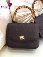 2021high grade ladies custom handbag handmade art of ostrich skin dinner handbag ms custom the color can be customized note