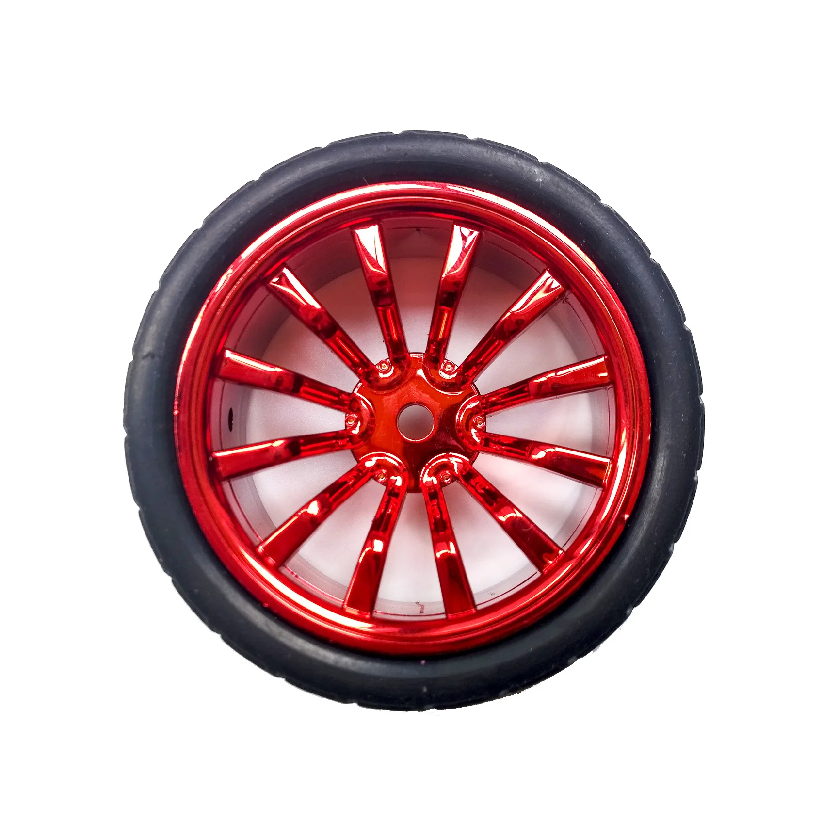 Резиновое колесо 65 мм * 27 с металлической удлинительной муфтой 4/5/6 для Smart 2WD/4WD