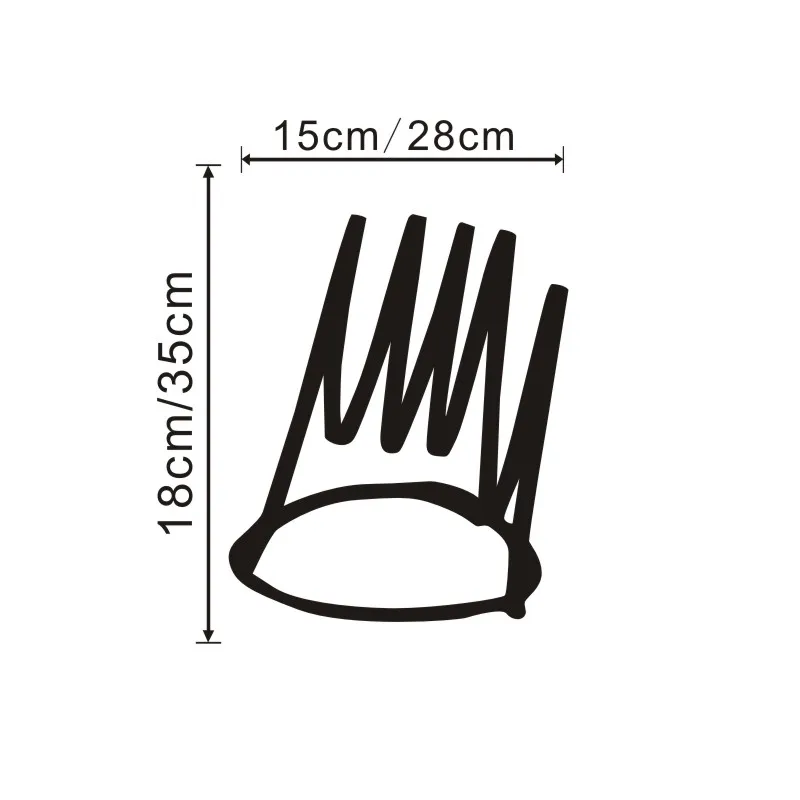 Корона виниловые наклейки автомобиля окна ноутбука Наклейка хип хоп Drake Rap знак