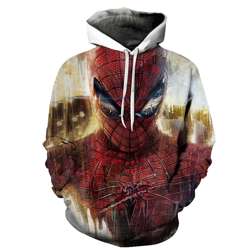 2019 новые толстовки с Marvel Comics 3D Толстовка капюшоном мужская толстовка Железным