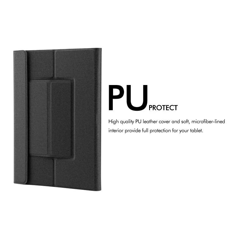 5 1 Bluetooth клавиатура для iPad 10 2 дюймов тачпад кожаный чехол + 7 цветов подсветки все в