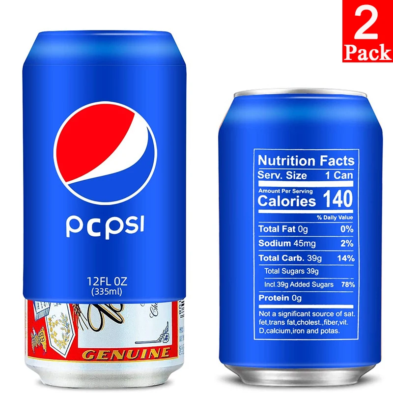 

5 Packs Hide a beer Can Cover Bottle Sleeve Case Cola Cup Cover Bottle Hide a Beverage Holder Thermal Bag Camping Travel Hiking