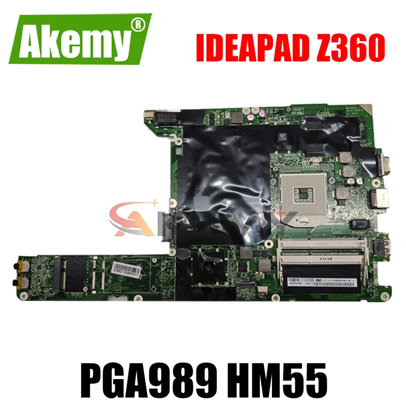 

Материнская плата для ноутбука Lenovo Ideapad Z360 Материнская плата ноутбука DALL7AMB6E0 материнская плата PGA989 HM55 11012402 N11M-GE2-S-B1 100% тест
