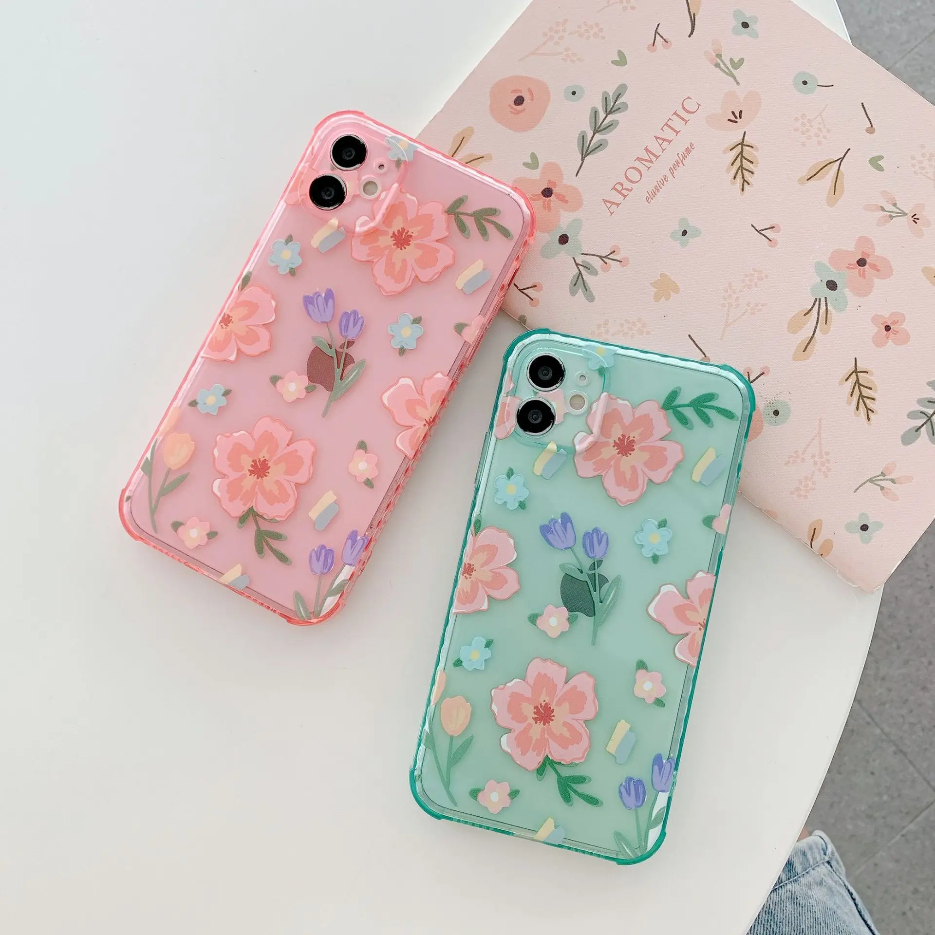 

Art Abstract Oil Painting Flowers Phone Case For iPhone 12 11 Pro Max X Xs Max Xr 7 8 Puls SE 2020 Cases Soft Silicone Cover