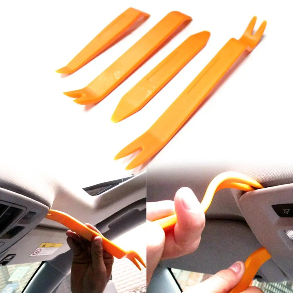 4 шт. Авто Радио панель Дверь Клип Панель отделка тире Аудио Удаление Комплект