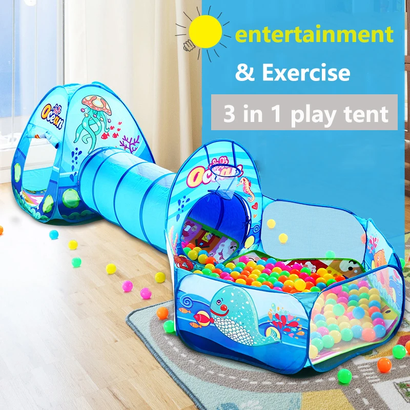 

Portable Playpen for Children Baby Park Ball Pool Children's Tent Balls for Dry Pool Playpen Tunnel Ball Pit Baby Playground