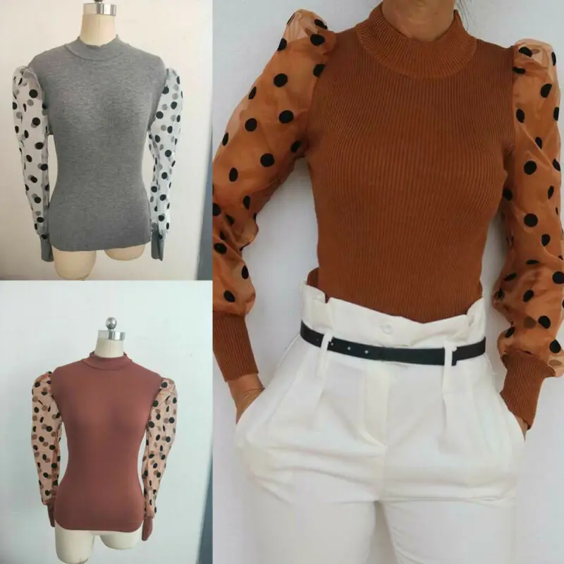 Женские облегающие футболки с длинным рукавом Осенние однотонные топы высоким