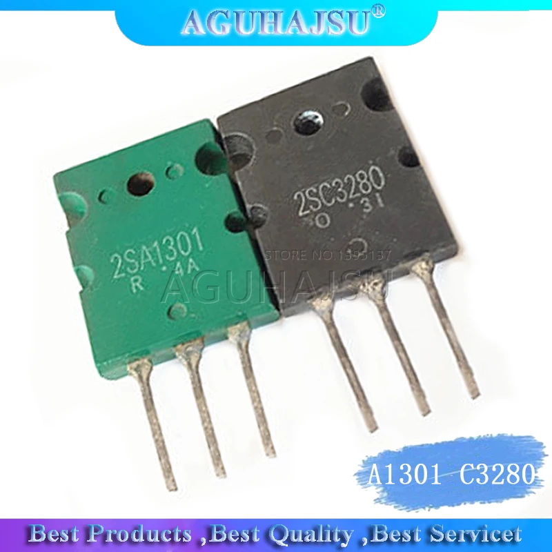 2 шт. (1 пара) используется 1 = 2SA1301 A1301 2SC3280 C3280 хорошее качество TO-3PL - купить по