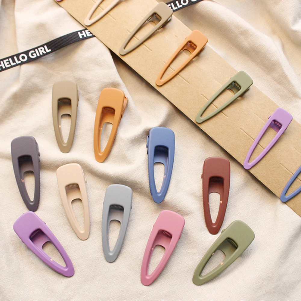 2 шт./компл. нарисованной длинноволосой девочкой клип цветные Корея на каждый