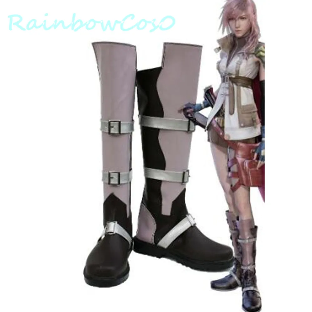 Обувь для косплея RainbowCos0 FF13 с молнией сапоги финальная фантазия ботинки