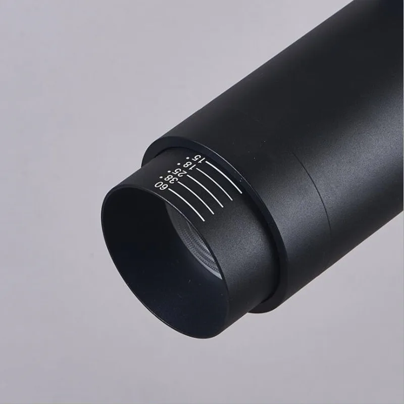 Масштабируемый светодиодный Трековый светильник 12 Вт 20 30 с монолитным блоком