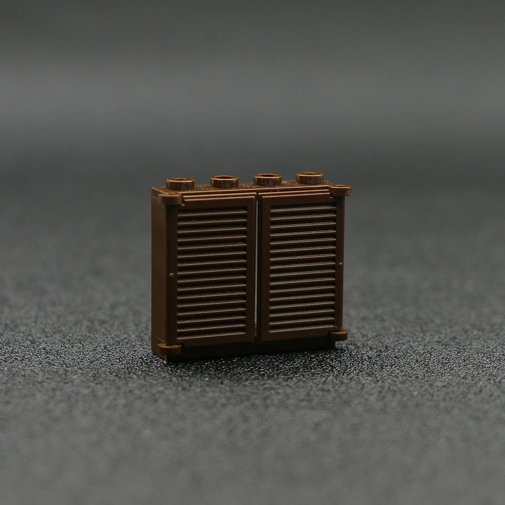 Городские аксессуары строительные блоки 1x4 оконные фигурки друзья дом дверь