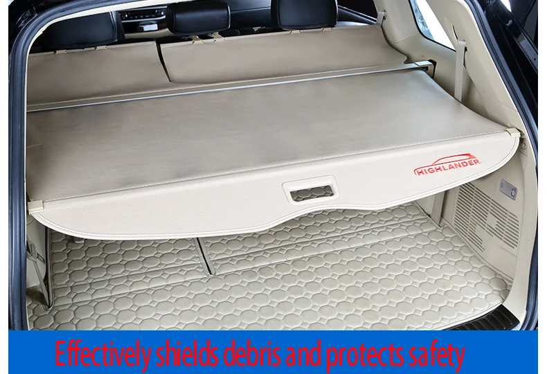 Для Toyota Highlander крышка багажника занавес для получения занавес задний ящик перегородка для Toyota hananda специальный