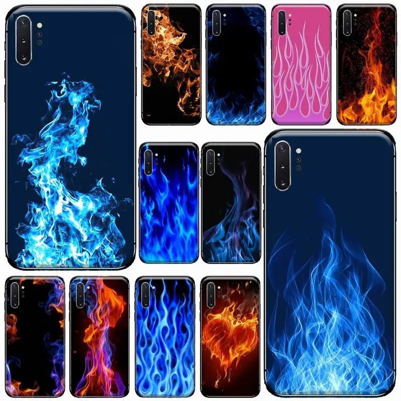 

Fashion Flames Phone Case For Samsung Galaxy S8 S9 S10 Plus S10E Note 3 4 5 6 7 8 9 10 Pro Lite cover