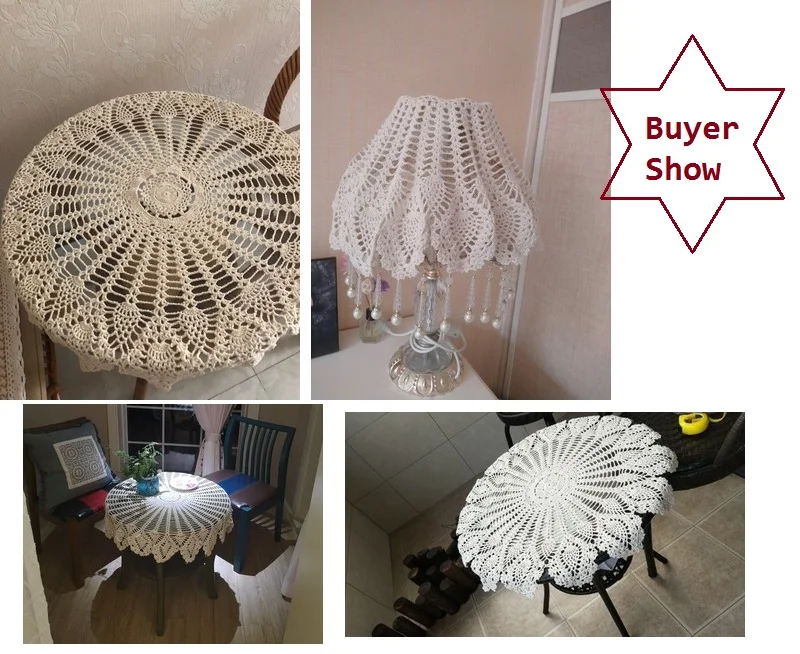 Винтажная скатерть ручной работы 70/80/90 см винтажная потертая 2 размера подставки