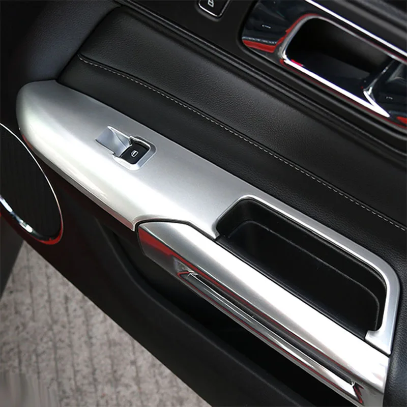 

car window lift panel Armrest modified decorative shell For ford mustang 15-19 auto interior Accessories