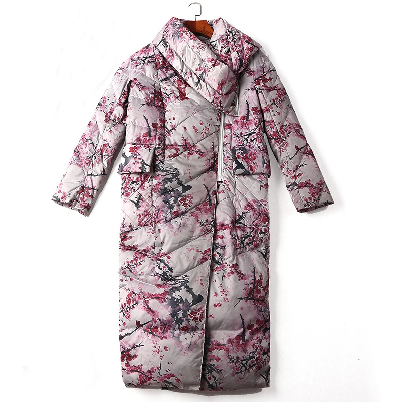 Куртка на белом утином пуху женская верхняя одежда теплая парка зимнее пуховое