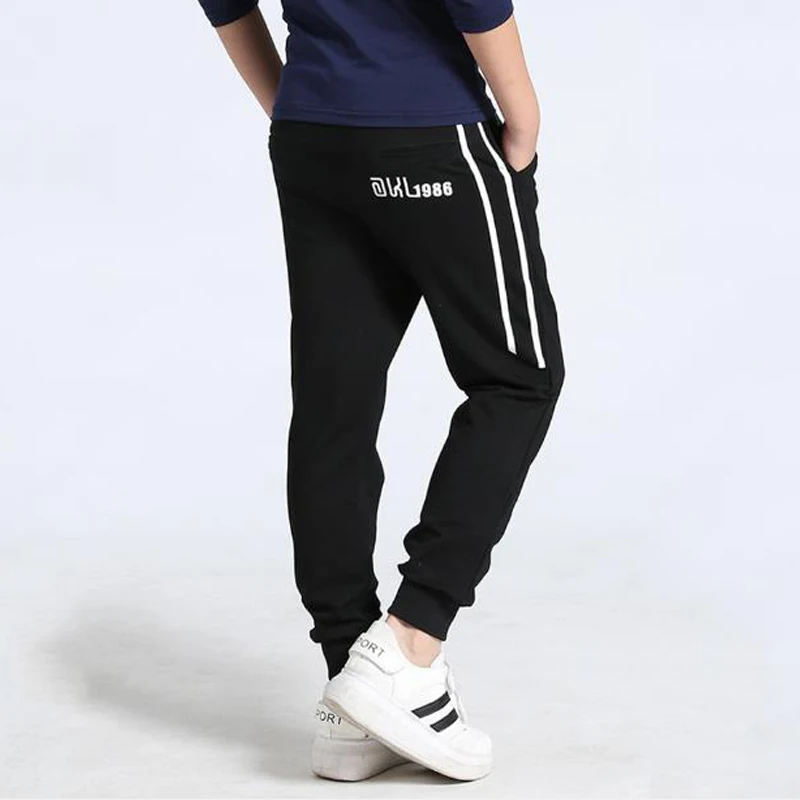 Брюки большого мальчика весенние спортивные брюки для мальчиков подростков 2018