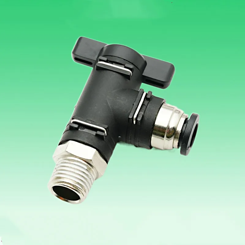 Встраиваемая трубка OD 4 6 8 10 12 мм до 1/8 &quot1/4&quot 3/8 &quot1/2&quot наружная резьба BSP Колено 90