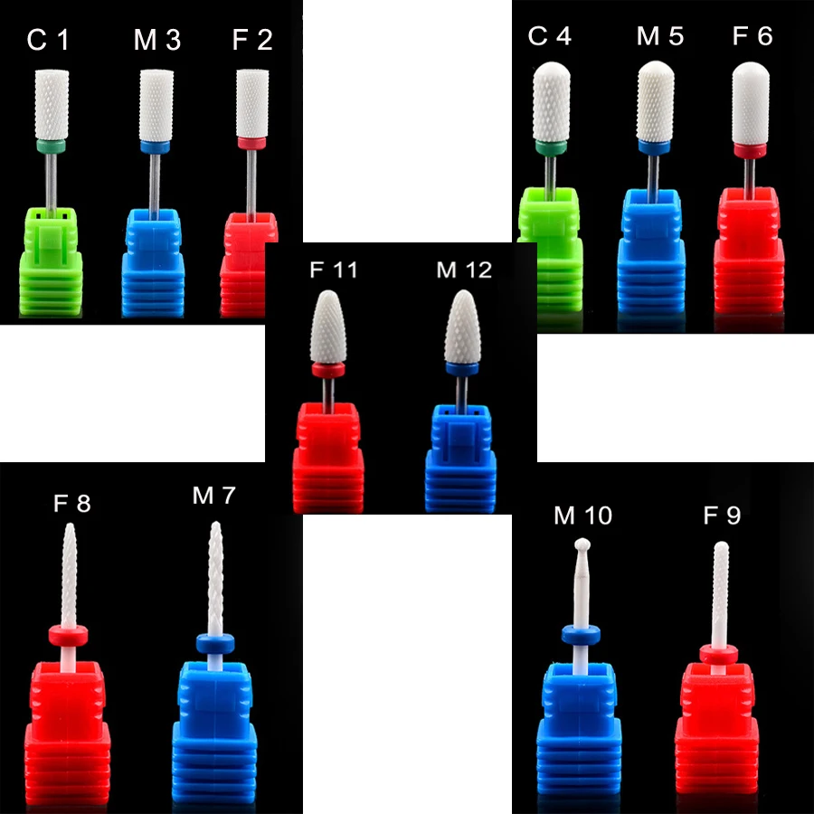 Керамическое сверло для дизайна ногтей Электрический Маникюрный станок