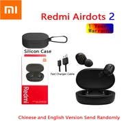 xiaomi redmi airdots s airdots 2 bluetooth earphones tws wireless bt earphone ai control gaming headset with mic noise reduction