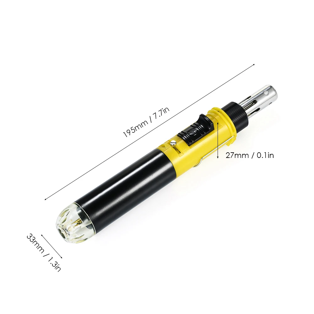 

New Gas Soldering Iron 12 in 1 Pen Type Butane Gas Electric Soldering Iron Set Dual Function Flame Ignitor Welding Tool