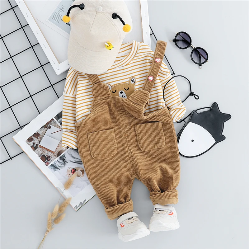 HYLKIDHUOSE весенний комплект одежды для малышей одежда маленьких мальчиков и девочек