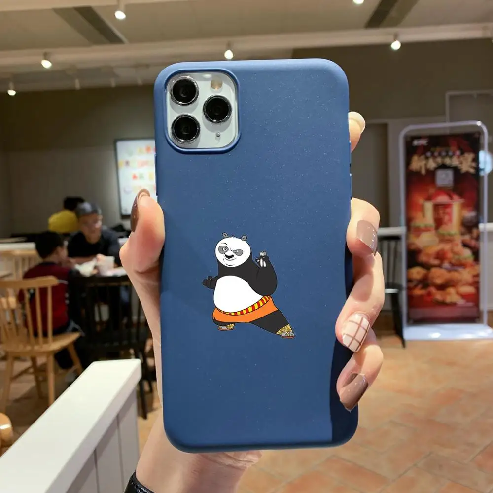 Чехол для iPhone 6 6s 7 8 Plus x xs xr max 11pro se2 силиконовые мягкие чехлы из ТПУ серии Kung Fu Panda c7 |
