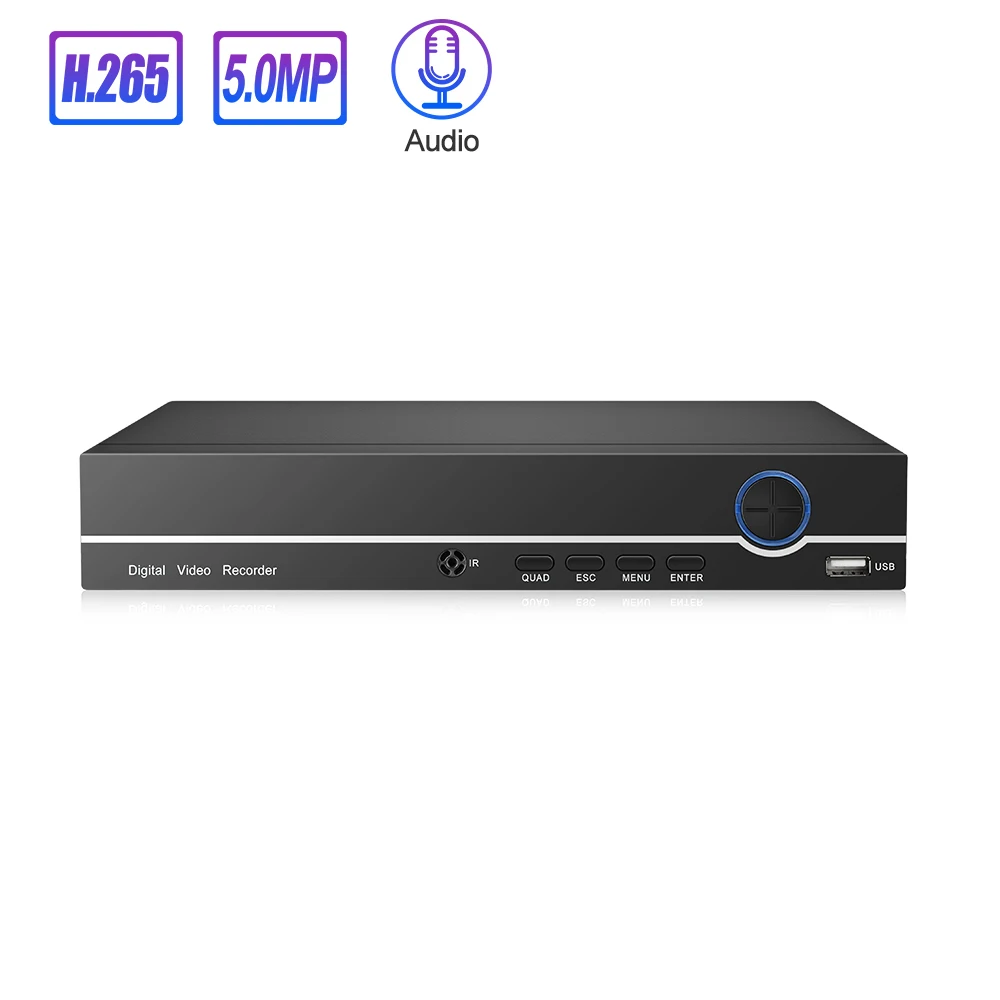 

Сетевой видеорегистратор POE NVR, 8 каналов, 5 МП, аудиовыход, сетевой видеорегистратор до 16 каналов, для IP-Камеры POE