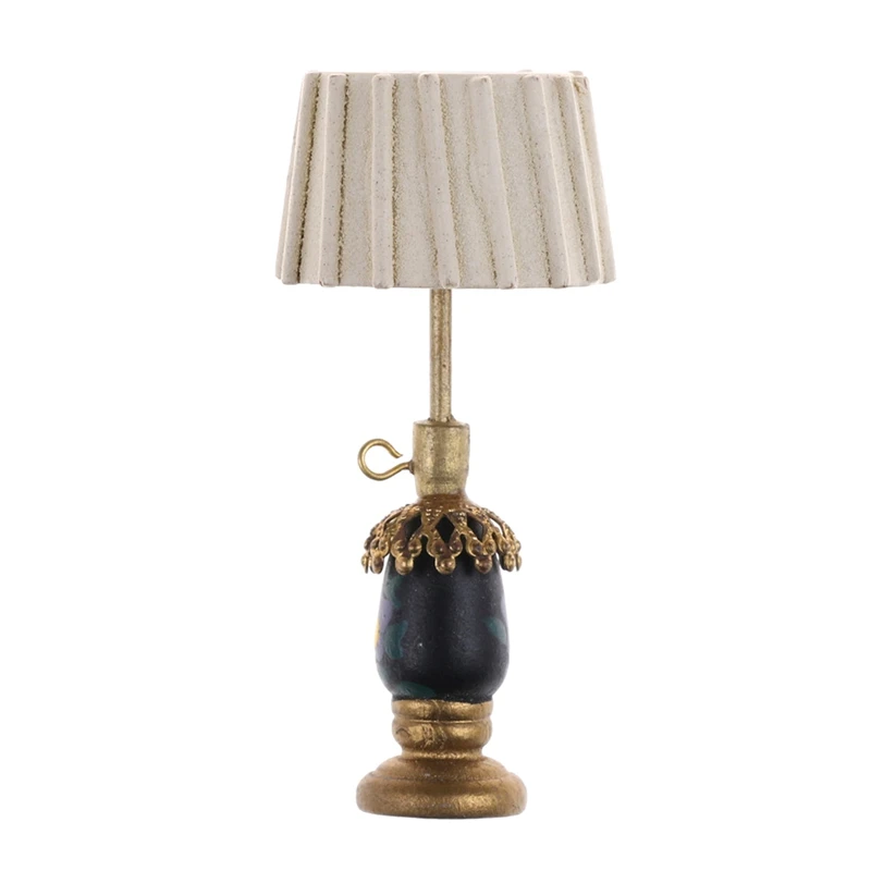 1 шт. 1:12 миниатюрная настольная лампа x см аксессуары для кукольного домика