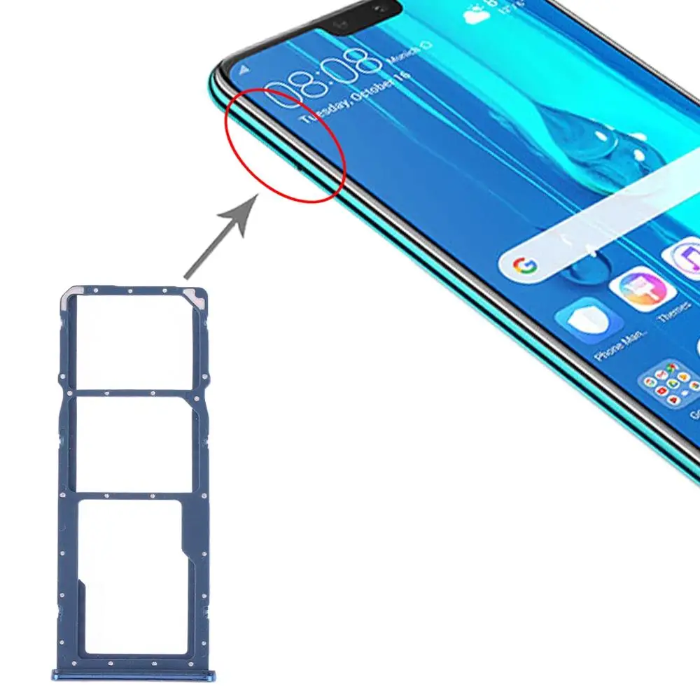 Лоток для sim-карт + лоток карт SD Micro huawei Y9 (2019) | Мобильные телефоны и аксессуары