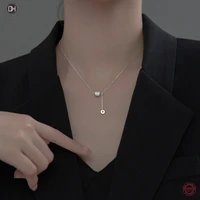 dreamhonor 100 925 sterling silver zirconia pendant necklaces wholesale women necklaces jewelry smt699