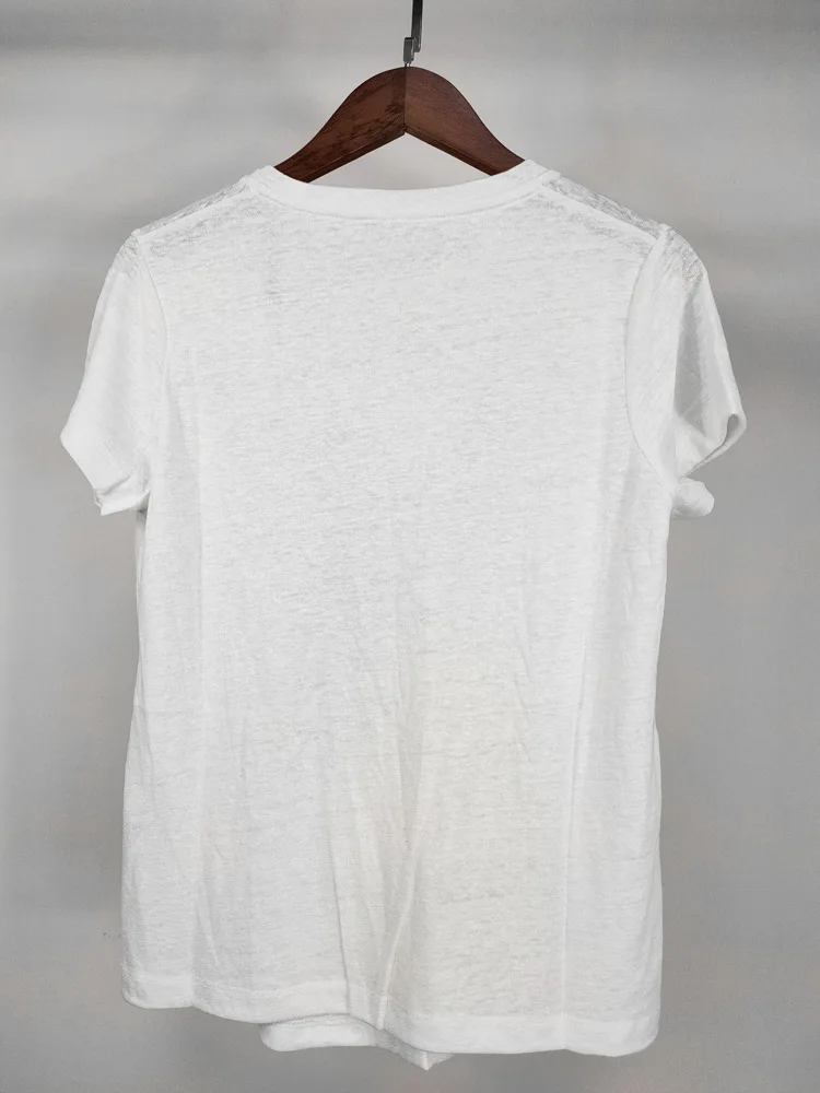 

Letter hot drilling women t-shirt o-neck short sleeve tee casual wild t-shirt