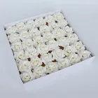 36 шт.кор. 8 см, мыло с камелией, цветы в виде розового чая, романтическое свадебное украшение на День святого Валентина, искусственный цветок для ручной работы