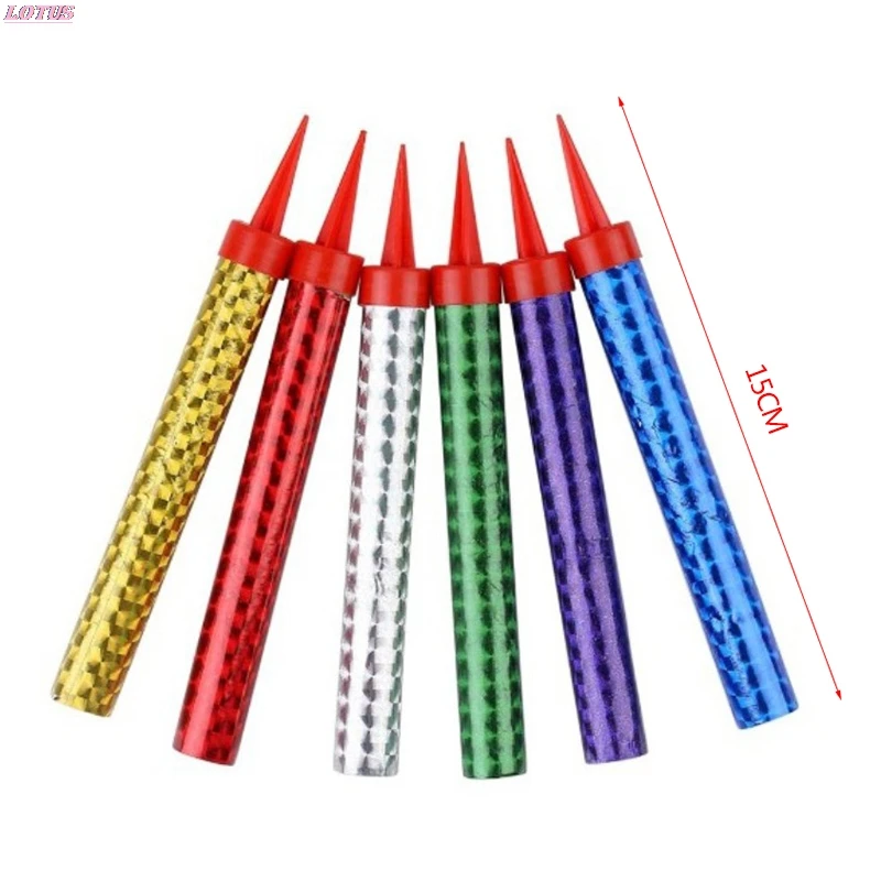 Разноцветные свечи для торта на день рождения праздничная вечеринка фейерверк