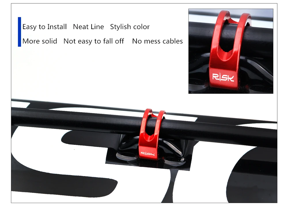 5 единиц, велосипед MTB C-Clips Пряжка шланга тормозной линии шестерни кабель корпус руководство тормозного вычета велосипед дополнительные кабели