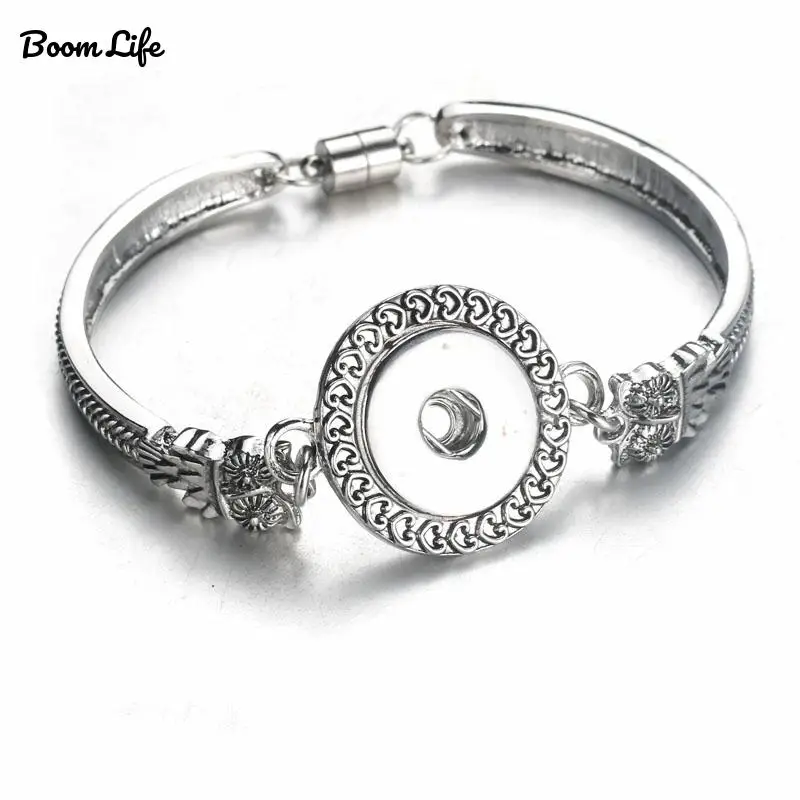 Ювелирные изделия 18 мм оснастка искусственная кожа оптовая продажа сердце цветы