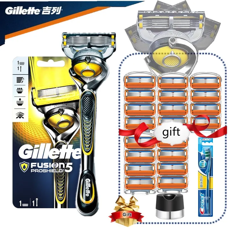 

Gillette Fusion Proshield Flexball Men Shaver Razor Blade Machine for Shaving Blades Cassettes for Replacebale Blades with Base