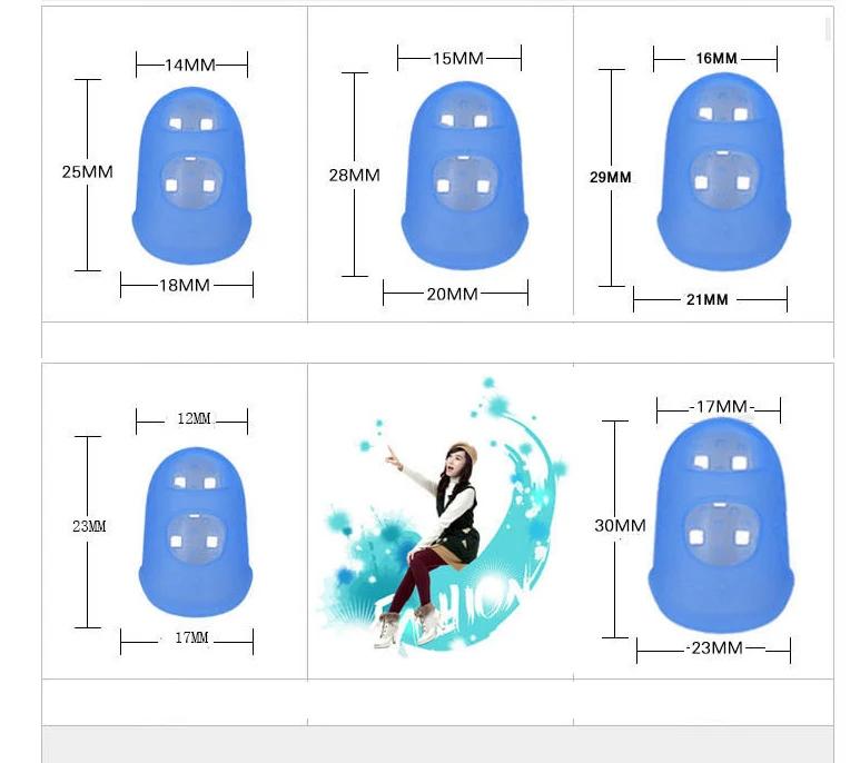 Утолщенная универсальная левая рука палец силиконовые гитарная струна