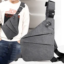 Mens Personal Pocket Shoulder Bag Multifuncional Waterproof Bicycle Antitheft Crossbody Sling Male Sport