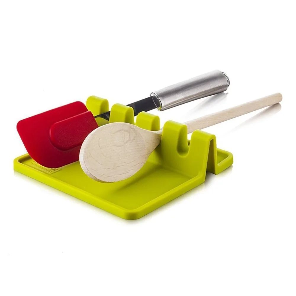 1Pcs Kitchen multi-function Silicone Storage Rack Spoon Racks Spatula Mats Tableware Non-slip Mat Cooking Tools | Дом и сад